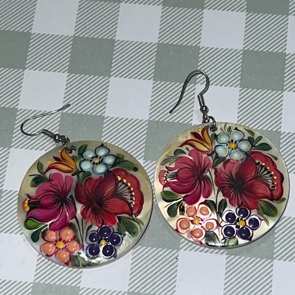 Jewelry - Floral Multicolor Earrings